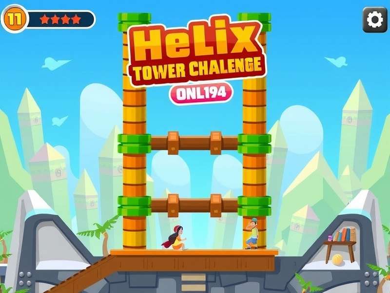 Helix Tower Challenge Gameplay Screenshot